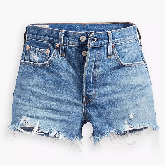 Levi's 501 denim cutoffs shorts - Picture 13 of 14